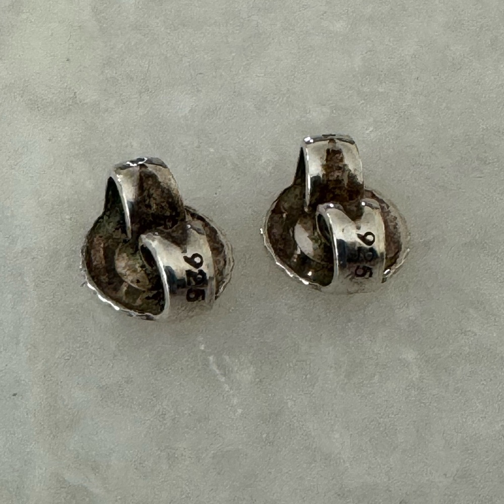 Tiffany & Co. Elsa Peretti® Open Heart Stud Earrings in Silver, 11 mm - Picture 7 of 9
